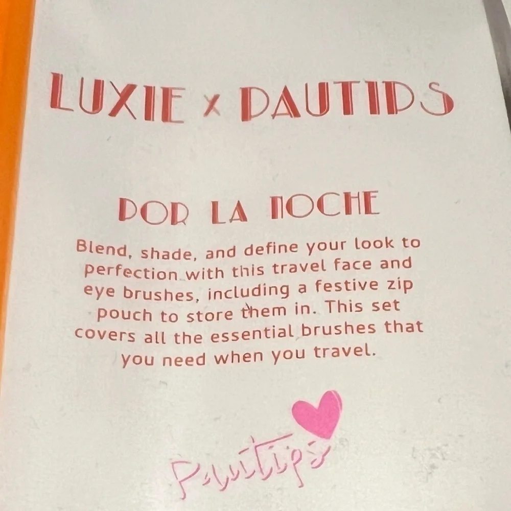 New Luxie x Pautips Travel Makeup Brush Set